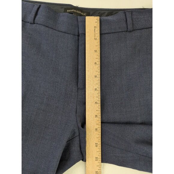 Banana Republic Avary Straight Pant Womens 8 Blue Chic Tailored Career Capsule - Picture 10 of 11